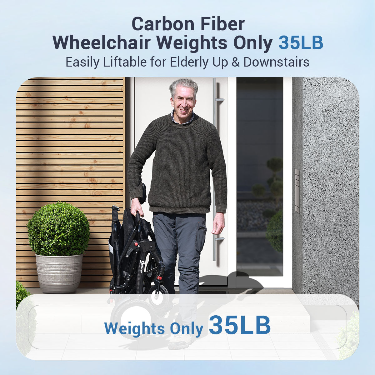 Silla de ruedas eléctrica plegable Aotedor-208