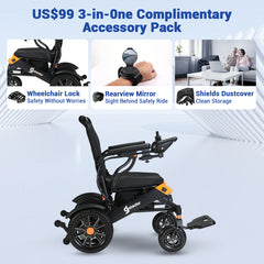 Aotedor 212 – Lightweight Dual-Battery Wheelchair