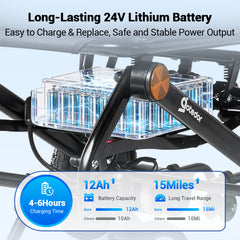 Aotedor A07 Electric Wheelchair – 500W All-Terrain Foldable Power Chair, Airline-Approved, 15-Mile Range