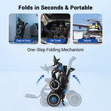 Aotedor A07 Electric Wheelchair – 500W All-Terrain Foldable Power Chair, Airline-Approved, 15-Mile Range