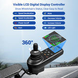 Aotedor N5513A – 35lb Carbon Fiber Travel Wheelchair