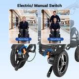 Aotedor 5526 - Dual Battery Long-Range Wheelchair