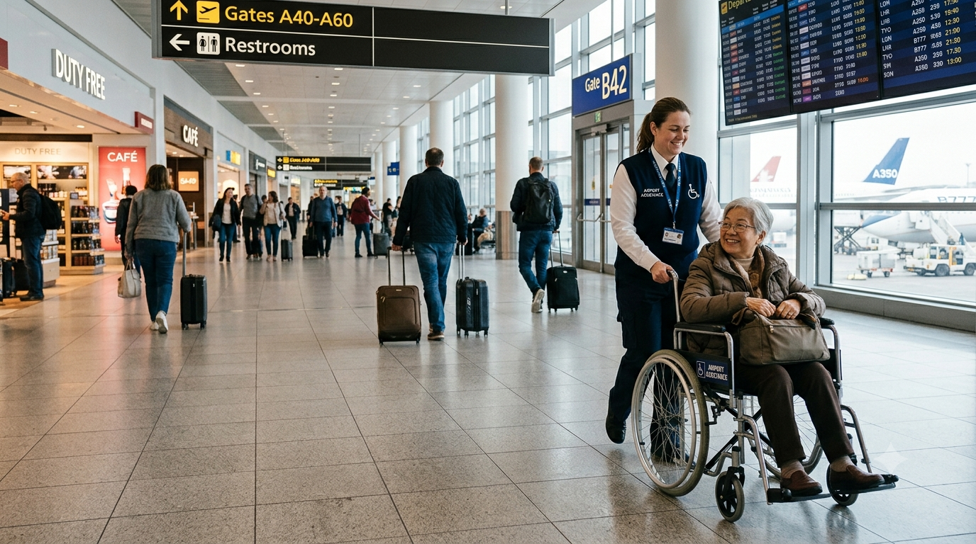 How does Wheelchair Assistance Work at Airports?