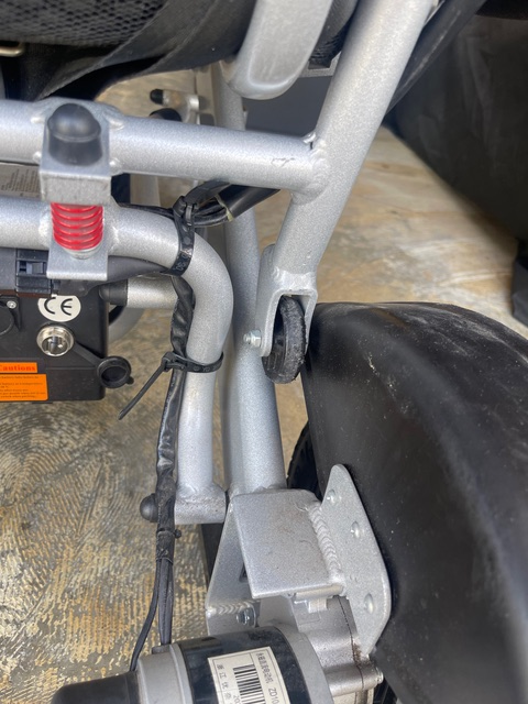 Aotedor 203 Wheelchair Folding Transport Assist Wheels (Pair)