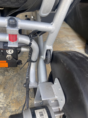 Aotedor 203 Wheelchair Folding Transport Assist Wheels (Pair)