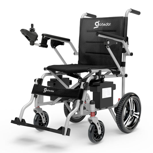 Aotedor-205 Silla de ruedas eléctrica plegable 24AH con aprobación de aerolínea