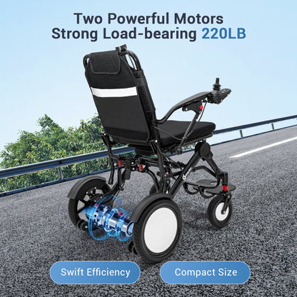 Aotedor-208 Folding Power Wheelchair with Rear Control