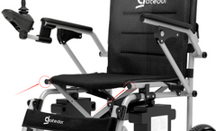 Plastic cover cap+Left plastic footrest