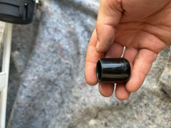 Aotedor 220 Power Wheelchair Frame Outer Rubber Caps & Inner Insert Plugs – 2 PCS Each