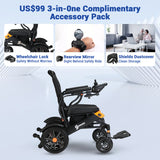 Aotedor 212 – Lightweight Dual-Battery Wheelchair