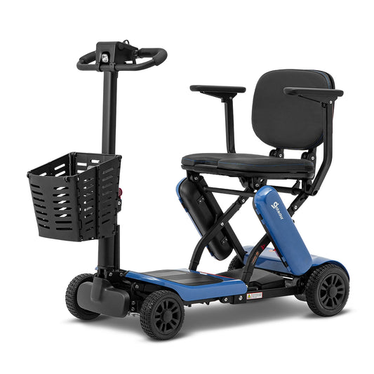 Aotedor KD1-Pro Open-Box Foldable Mobility Scooter – 18-Mile Range, Triple Battery System, Removable Batteries, Airline Approved Lightweight Travel Scooter