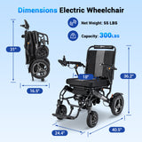 Aotedor 5526 - Dual Battery Long-Range Wheelchair