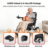 Aotedor 5526 - Dual Battery Long-Range Wheelchair