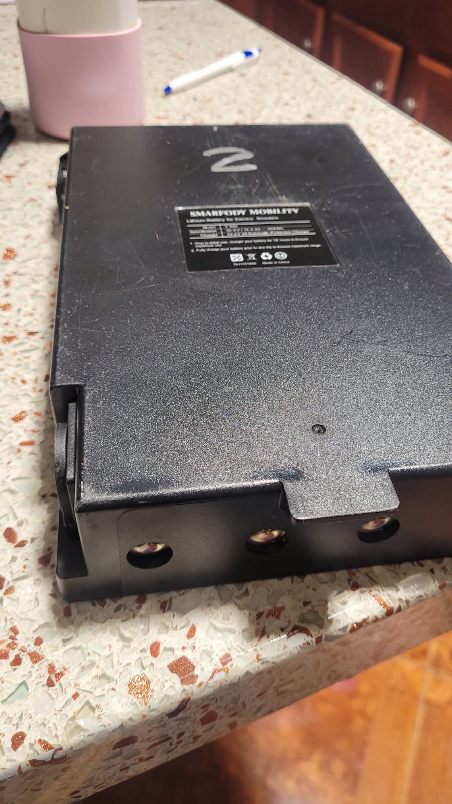 Electric wheelchair battery