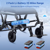 Used Aotedor K01 - 30lbs,Lightweight Carbon Fiber Electric Wheelchair Foldable,  All Terrain, Remote Control, Airline Approved
