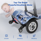 Aotedor-T550 Scooter de movilidad de 4 ruedas-Azul