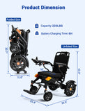 Aotedor 212 – Lightweight Dual-Battery Wheelchair