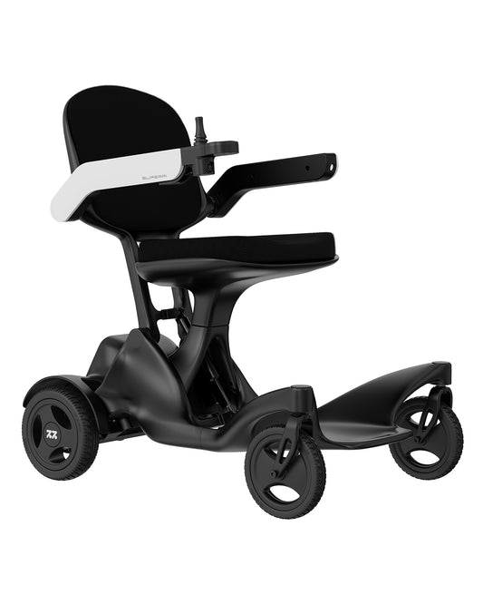 Aotedor P2 Open Box Lightweight Carbon Fiber Electric Wheelchair – 30 Miles Range Folding Power Wheelchair with Dual Batteries & Brushless Motors, Airline Approved