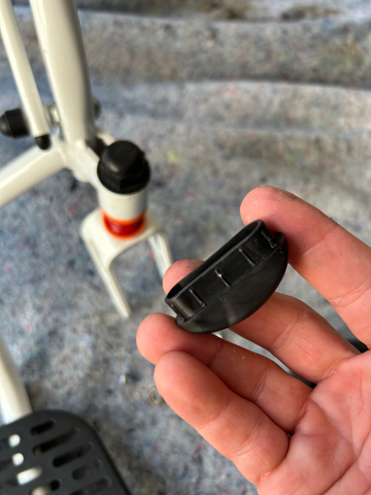Aotedor 220 Power Wheelchair Frame Outer Rubber Caps & Inner Insert Plugs – 2 PCS Each
